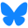 BlueSky logo icon