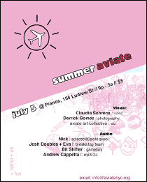 Flyer thumbnail:  2003 07 05 @ Summer Aviate