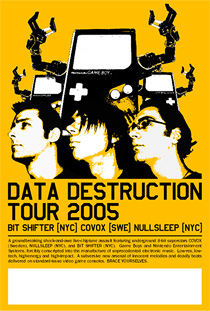 Flyer thumbnail:  Data Destruction Tour 2005