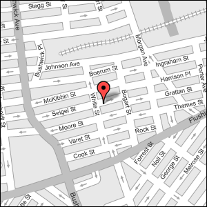 Map:  284 Siegel St.