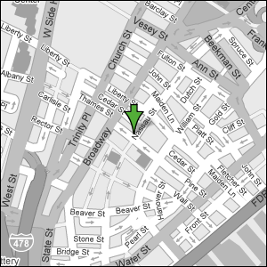 Map:  The Tank @ 15 Nassau