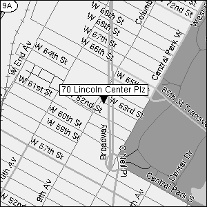 Walter Reade Theater map