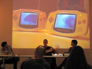 Workshop:  Making Music With The Nintendo Game Boy, Museum of Contemporary Art Chicago, Version Lab 2003 03 28, image 03 of 06.