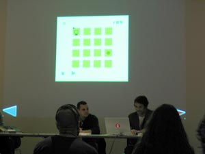 Workshop:  Making Music With The Nintendo Game Boy, Museum of Contemporary Art Chicago, Version Lab 2003 03 28, image 04 of 06.